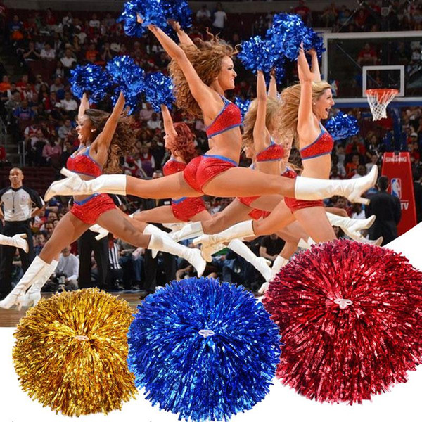 Game pompoms Cheap practical cheerleading cheering pom poms Apply to sports match and vocal concert Color SC132