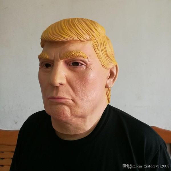 Donald Trump Overhead Mask Props Funny Latex Party Masks Carnival Celebrity Billionaire Cosplay Masquerade Costume Trump Mask