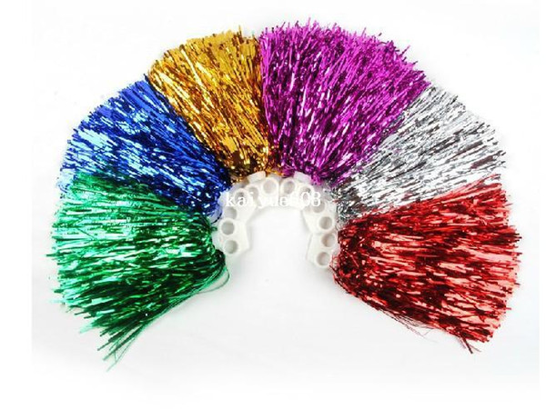 Free Shipping.Pompom,Cheering pompom,Metalic pom pom,Cheerleading products,20G,7 colours