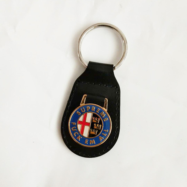 16SS keychain Car pendant Genuine Leather