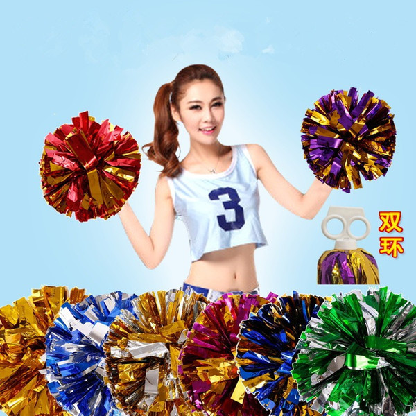 Cheerleading Bouquet Aerobics Square Dance Double Loop Ball Utility Model Patent PVC Various Colors Sphere Handicraft Customized 2 4dc J