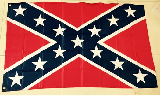 2015 New USA Confederate Rebel Civil War Flag National Polyester Flag Banner Printed Flag 5X3FT 75D by dhl