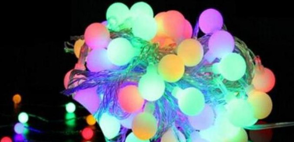 NEW 2017 10M led string lights 100led ball AC220V 110V holiday wedding patio decoration lamp Festival Christmas lights outdoor lighting MYY