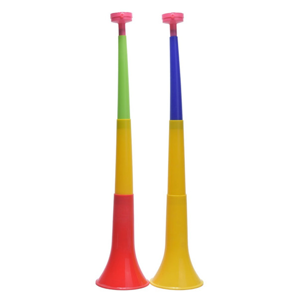 Random Color musical instruments Removable Football Stadium cheer Horns European Cup Vuvuzela Cheerleading horn Kid Trumpet Toy