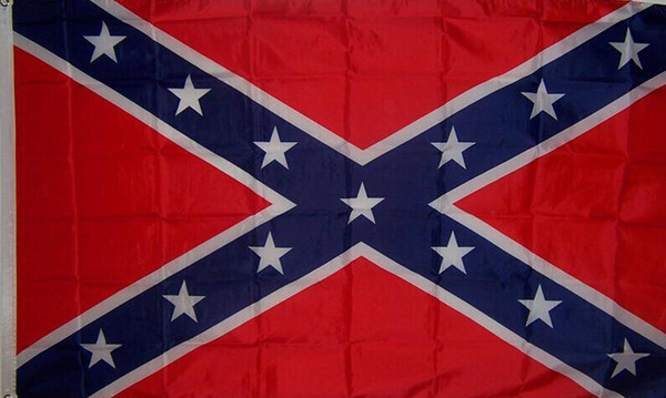 Confederate Battle Flags Printed Confederate Rebel Civil War Flag National Polyester Flags 2X3FT Free Shipping by DHL