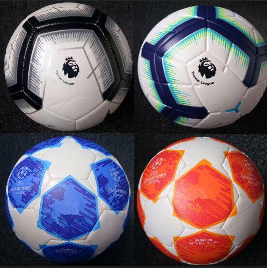 Champion league 2018 2019 Size 5 Balls soccer Ball high-grade nice match liga premer 18 19 football balls (Ship the balls without air)