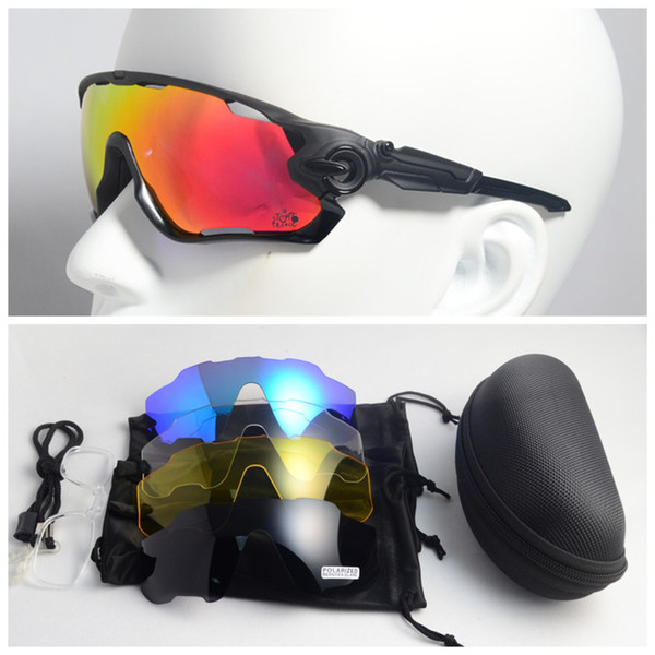 5 Lens Cycling Sports Polarized Sunglasses Bike Bicycle Ultralight UV400 Glasses Riding Driving Leisure