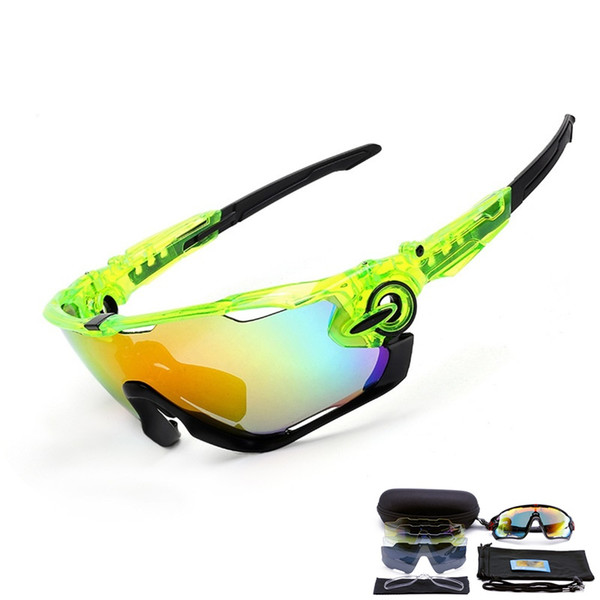 Polarized 3 Lens Cycling Eyewear Glasses MTB Bicycle Sun Glasses Cycling Sunglasses Mountain Bike Goggles Gafas de Ciclismo