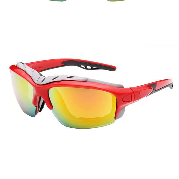 Wholesale New Unisex Sport Sun Glasses Cycling Bicycle Bike Glasses Outdoor Eyewear Goggle Gifts Free Shipping