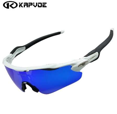 Kapvoe Polarized Cycling Sunglasses Outdoor Sport Bicycle SunGlasses Radar eve Cycling Glasses Cycling Goggle Eyewear 5 Lens