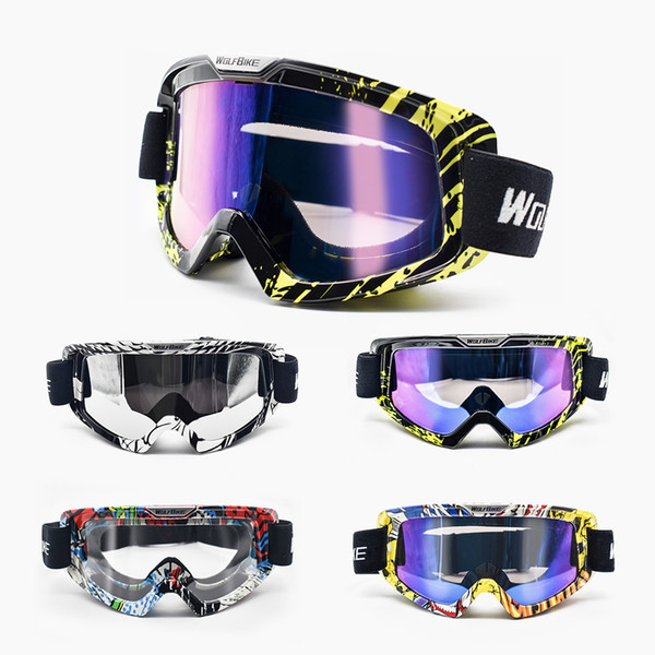 wholesale New 4 Colors Men Women Ski Goggles UV 400 Anti-Fog Eyewear Winter Snowboard Glasses Skiing Anti-sand Windproof