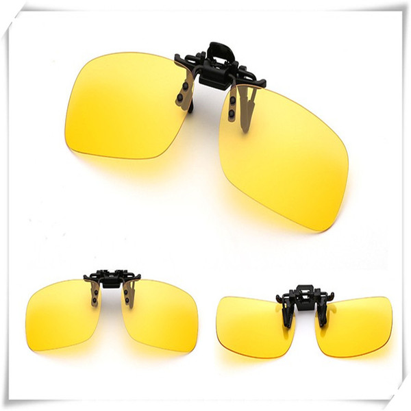 Outdoor Polarized Glasses Day Night Vision Driving Fashion New Style Sunglasses Clip-on Flip-up Lens With Protective Equipment