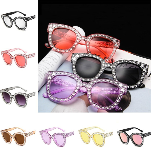 2018 New style luxury sunglasses Round sunglasses the dreamer summer style women sung lasses T5C044