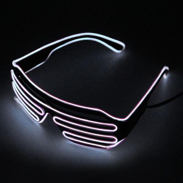 Riding Glasses LED Glasses Light Up Shades Flashing Rave Wedding Party HOT