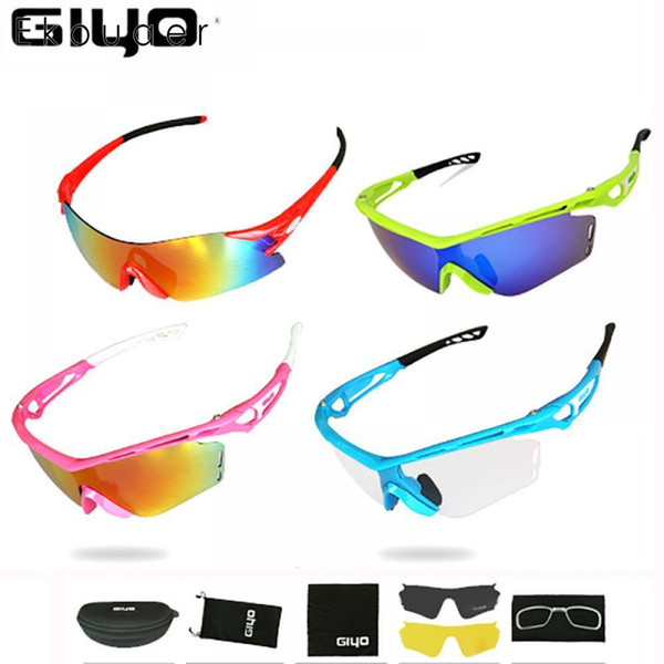 2019 Photochromic Cycling Glasses Polarized Bike Eyewear Sports Sunglasses MTB Bicycle Goggles Riding Fishing Myopia Frame