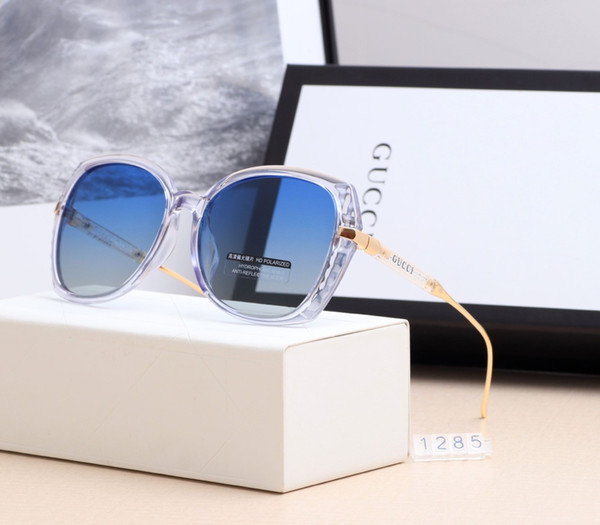 New driving Sunglasses for men Classic Fashion Unisex UV400 design brand sunglasses sun glasses with free box 1285-01