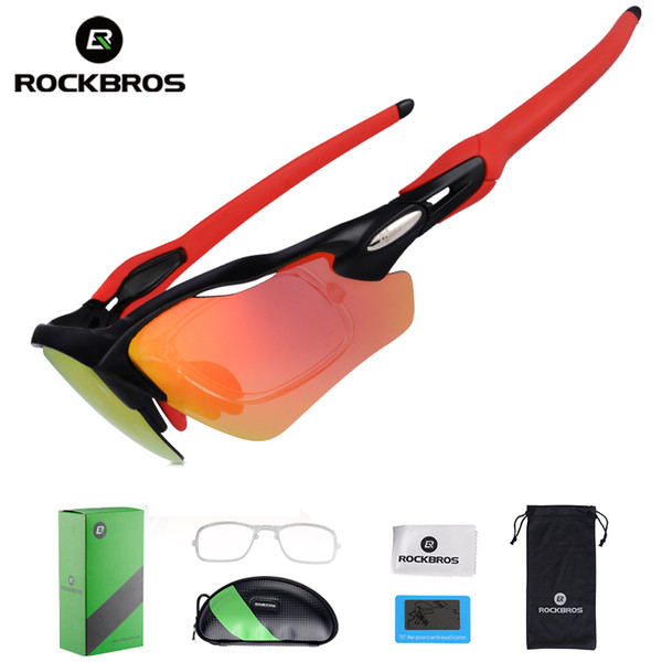 ROCKBROS Polarized Cycling Bicycle Glasses UV400 Cycling Sports Eyewear Ultralight Riding Bike Sunglasses Fishing Bike Equipment