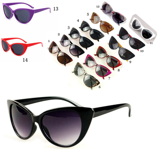 Sunglasses For Women Personality High Quality Sexy Cat Eye Brands Sun Glasses Cateyes Anti-UV400 Sunglass MMA1839