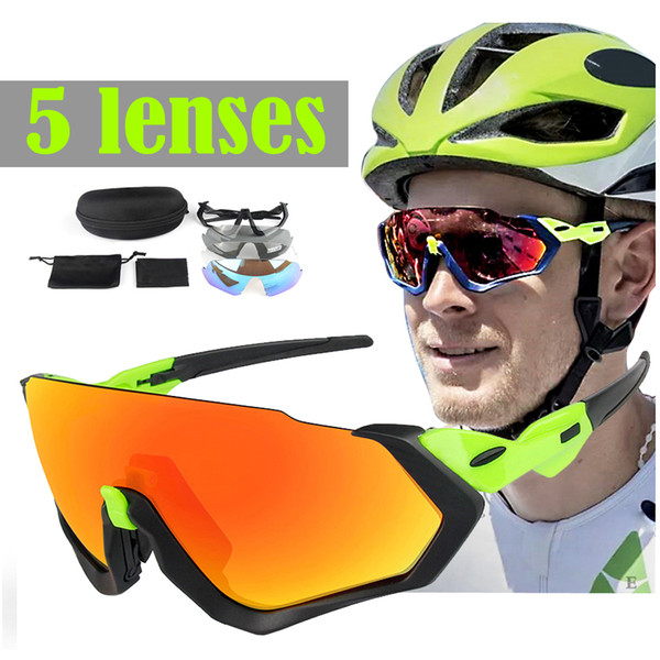 3 Lens Cycling Sunglasses Men Bicycle Glasses UV Protection Sport Running Polarized Unisex Cycling Goggles Polarized Wholesale