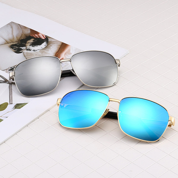 Men Sunglasses 0802 Fashion France Designer Luxury Sunglasses High Quality UV Protection Lens Vintage Rectangle Frame Summer Glasses