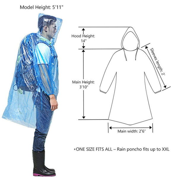 4 Colors Rain Wear Cover Set Outdoor Tourist Thickened Disposable Raincoat Set Raincoat Rain Pants Shoe Cover For Travel Camping Hiking