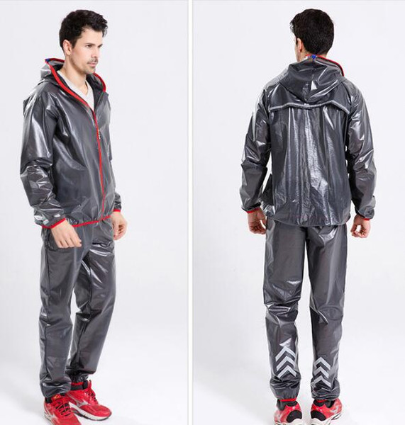 Fashion Polyester Raincoat TPU Rain Wear Travel Rain Coat Gift Bicycle Clothes Trousers Set For Men Women