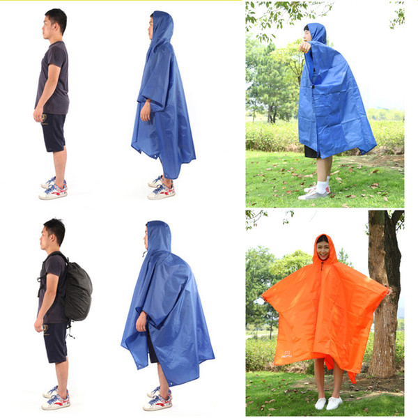 Impermeable Outdoor Rain Wear - 3 in 1 Raincoat Rain Poncho - Backpack Rain Cover Waterproof Tent Awning For Climbing Hiking Travel