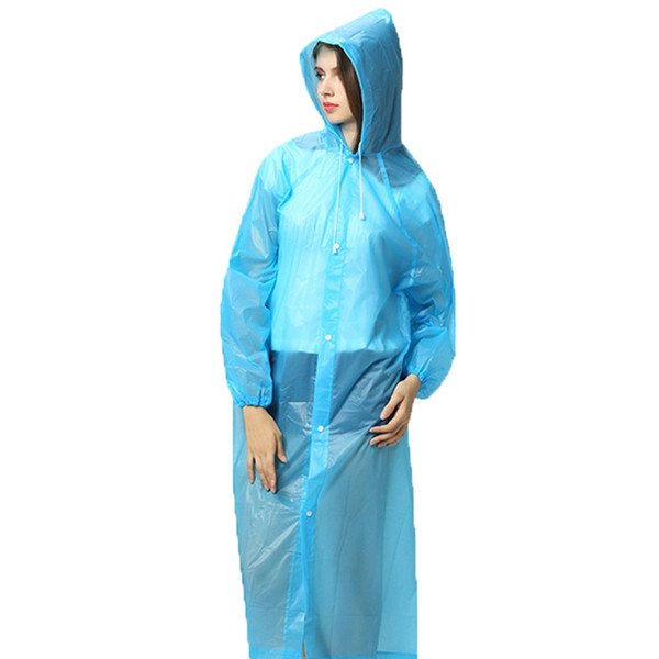 Long Transparent Rain Coat Waterproof PVC Disposable Clear Girls Men Raincoat Women Chaqueta Mujer Impermeable Rainwear 60A0187 #16993