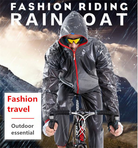 Sports Cycling Raincoat Must-Have Equipment For Outdoor Sports Top And Pants Can Be Sold Separately Four Colors Available