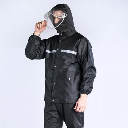 Raincoat rain pants suit waterproof body motorcycle battery split adult hiking riding fishing rain coat #219887