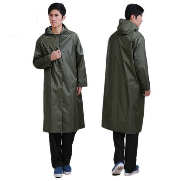 High Quality Long Rain Coat Men Women Rainsuit Windproof Outdoor Fishing Tour Rainwear Camp Poncho waterproof traval Raincoat #179564