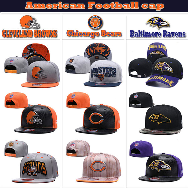 Mens & women Baltimore # Chicargo # CLEVELAND More color High quality knit football cap Ravens & Bears & BROWNS American football Hat