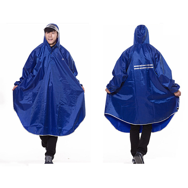 Raincoat Adult Poncho One - Piece Raincoat Rain Gear Outdoor Multi - Function Raincoat Wear And Durable bicycle Rainwear