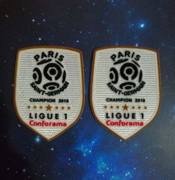 NEW Frances french 18 19 League 1 soccer patches CHAMPIONS 2018 FOOTBALL PATCH PSG LIGUE 1