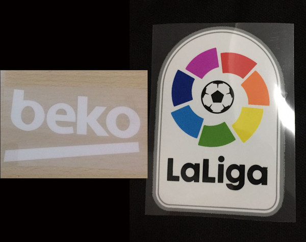 2016-2018 La Liga Player Version LFP Patch and BEKO Sponsor Badge Heat Transfer Soccer Patch