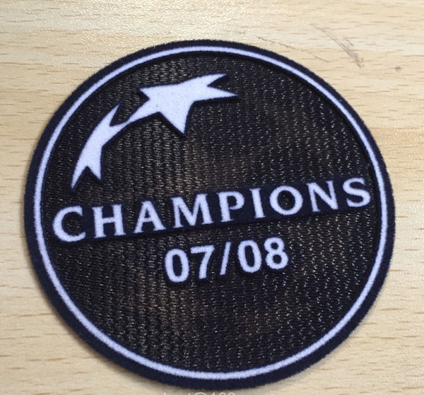 0708 Champions Patch Champions League Badge Heat Transfer Patch Free Shipping