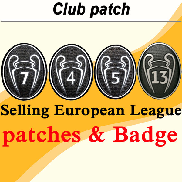 Serie A Bundesliga 2018 France Soccer Jerseys patches Ligue 1 La Liga Champions League Real Madrid Football Shirts Honor Fair Armband Badge