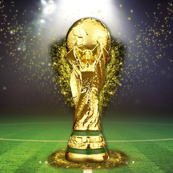 2018 Titan Cup Artware Resin Model 21cm 27cm 36cm 44cm Russia World cup football trophy Fans Souvenir gift DHL Fast delivered