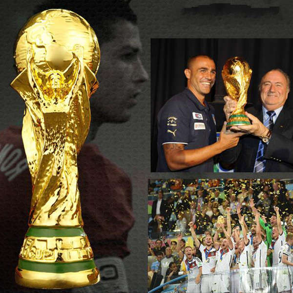 Champion Titan Cup Artware Resin Model 27cm Russia World cup football trophy Fans Souvenir gift DHL Fast delivered