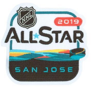 San Jose 2019 NHL All Star Game hockey Patch bages all sewn on