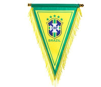 2018 World Cup Brazil fans souvenirs High quality pennants flag flags bar