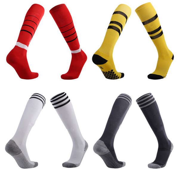 Brand Logo Sports Stockings Football Club Home Away Mens Man 18 19 United Real Madrid MODRIC Paris MBAPPE JUVE RONALDO MESSI Soccer Socks