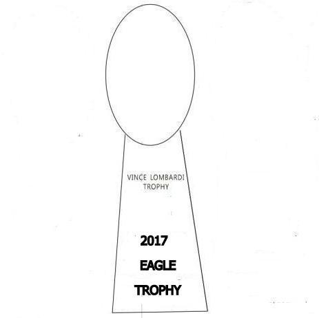 2018 eagles vince trophy AMERICAN FOOTBALL TROPHY SUPER FOOTBALL BOWL