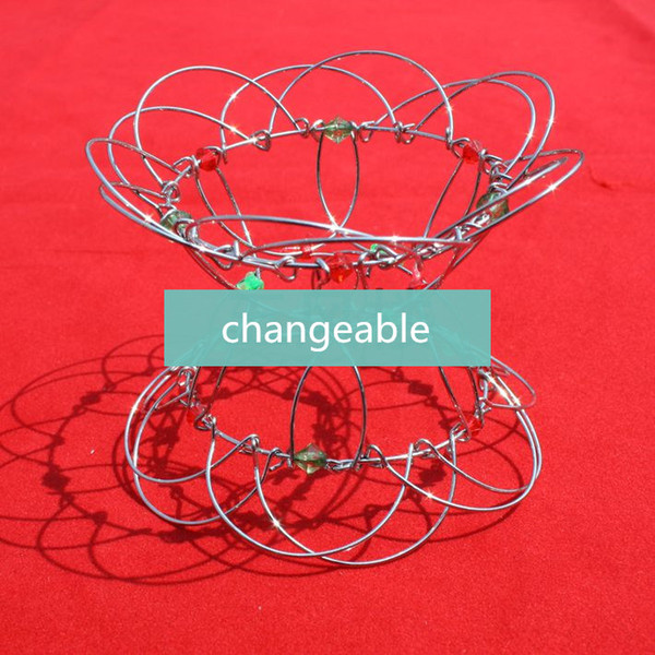 2018 Palm blame flower basket, the 100 - change metal flower basket, the wire ball, the 100 - change iron wire toy, Magic Loops.