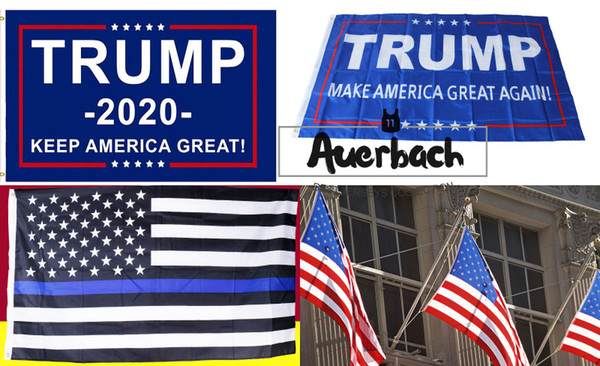 American flag 90*150cm Trump flag 2020 TRUMP flag Trump presidential election banner campaign banner. Free freight