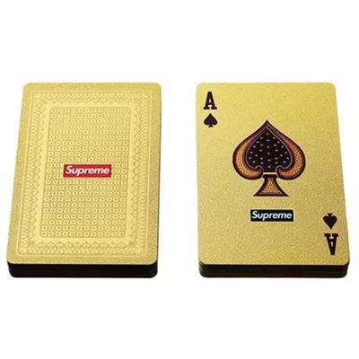 FW13 Sup Gold Deck of Cards Poker Playing Cards