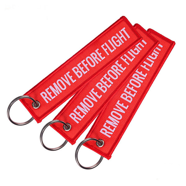 5 Colors REMOVE BEFORE FLIGHT Lanyard Keychain Motorcycle Scooters Keyrings Keychain Baggage Tag Key Ring for Women Men Jewelry Gift M215F