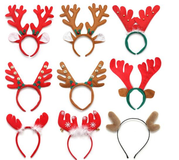 wholesale Cheap Christmas antlers flocked velvet soft and comfortable,Company activities gifts,students children gifts prizes Lovely gift