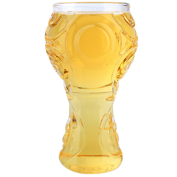 Glass Cup Party Creative Drinking Glass Authentic 3D Wine Glasses Mug Bar Whiskey Glasses for 2018 World Cup Russian Football Gothic