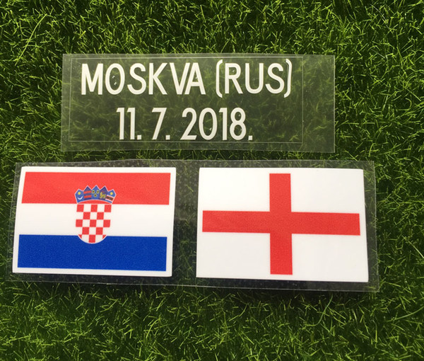 2018 Croatia Match Details Croatia Vs England Soccer Patch Badge